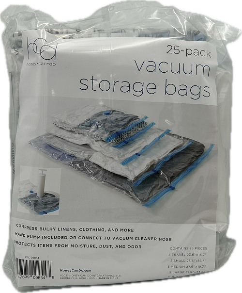 25-Pack Vacuum Storage Bags