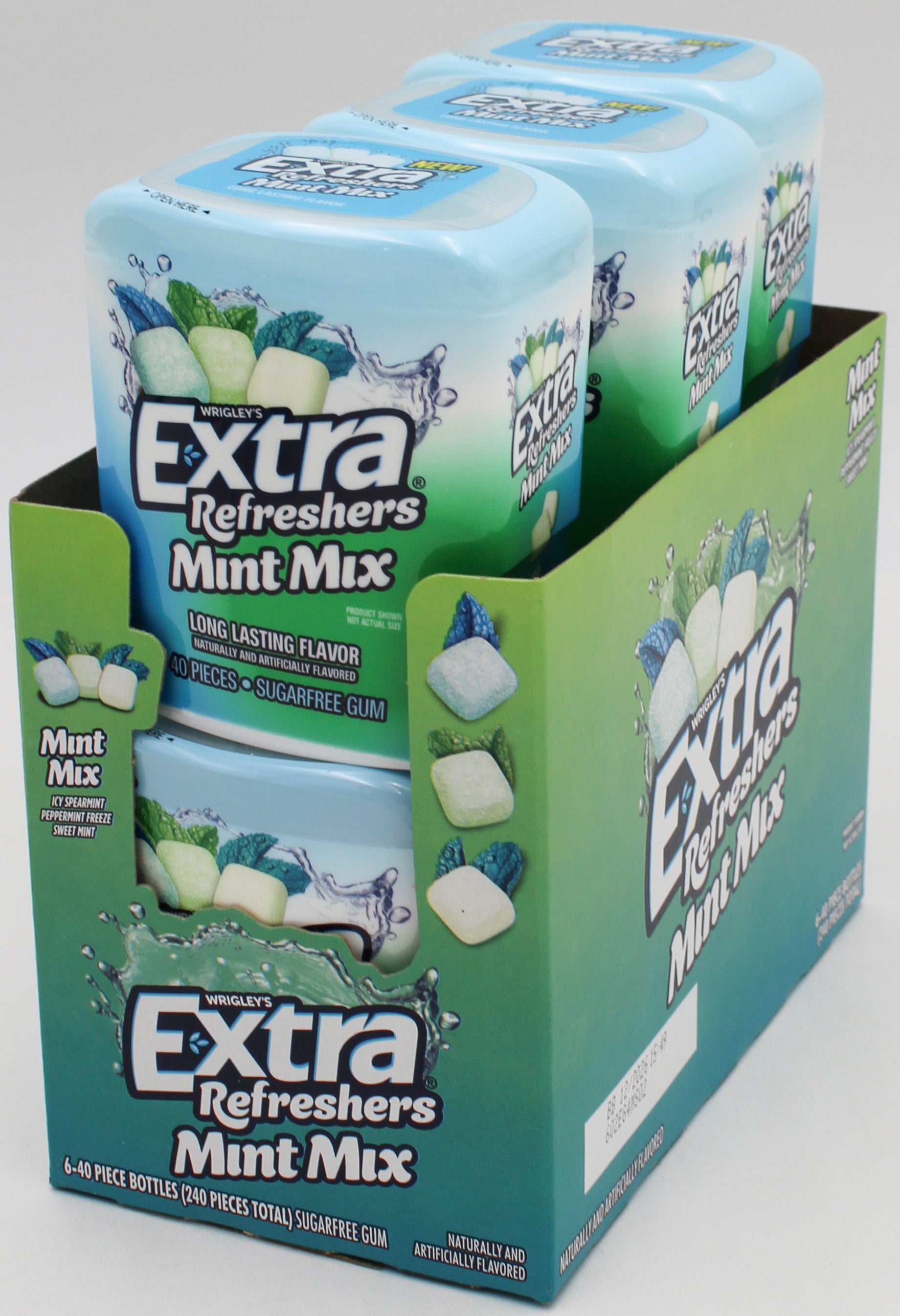 EXTRA  REFRESHER SUGAR FREE MINT MIX  40 PC BB 7/11/26