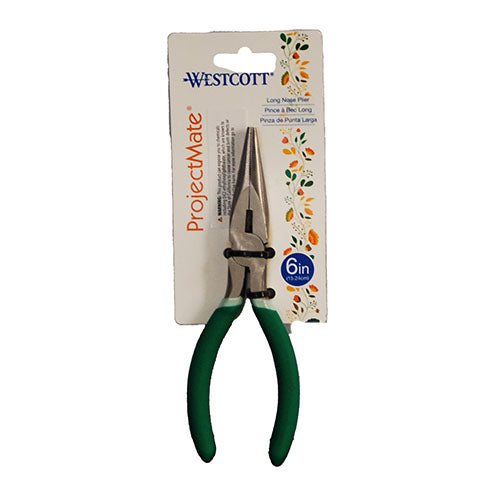 WESTCOTT 6" LONG NOSE PLIERS