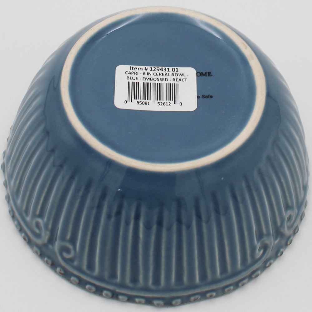 GIBSON HOME CEREAL BOWL - BLUE 6in NI
