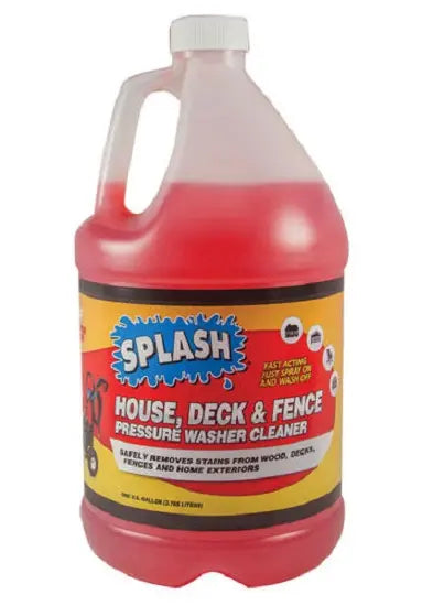 SPLASH PRESSURE WASHER CLEANER HOUSE, DECK, FENCE 1 GALLON