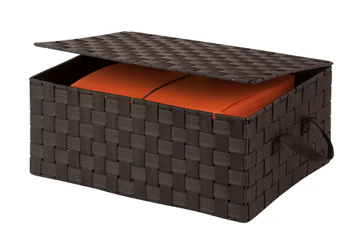 Box with hinged lid, Espresso