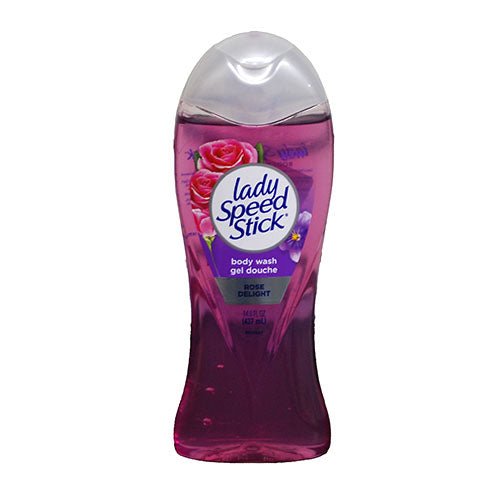 LADY SPEED STICK BODY WASH 14.8OZ-ROSE DELIGHT NI