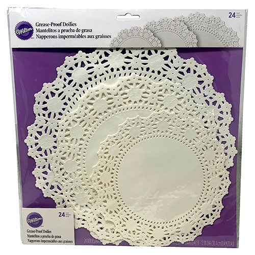 WILTON DOILIES 24CT-ASST/IVORY