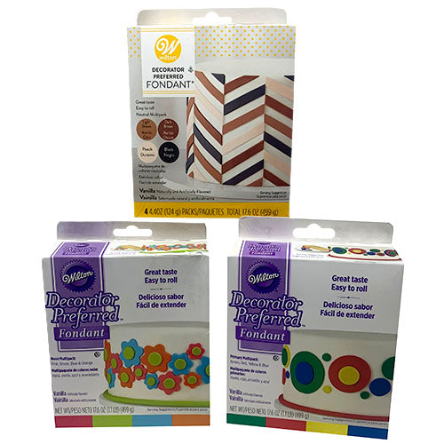 SP WLTN DECORATOR FONDANT 17.6oz-ASST