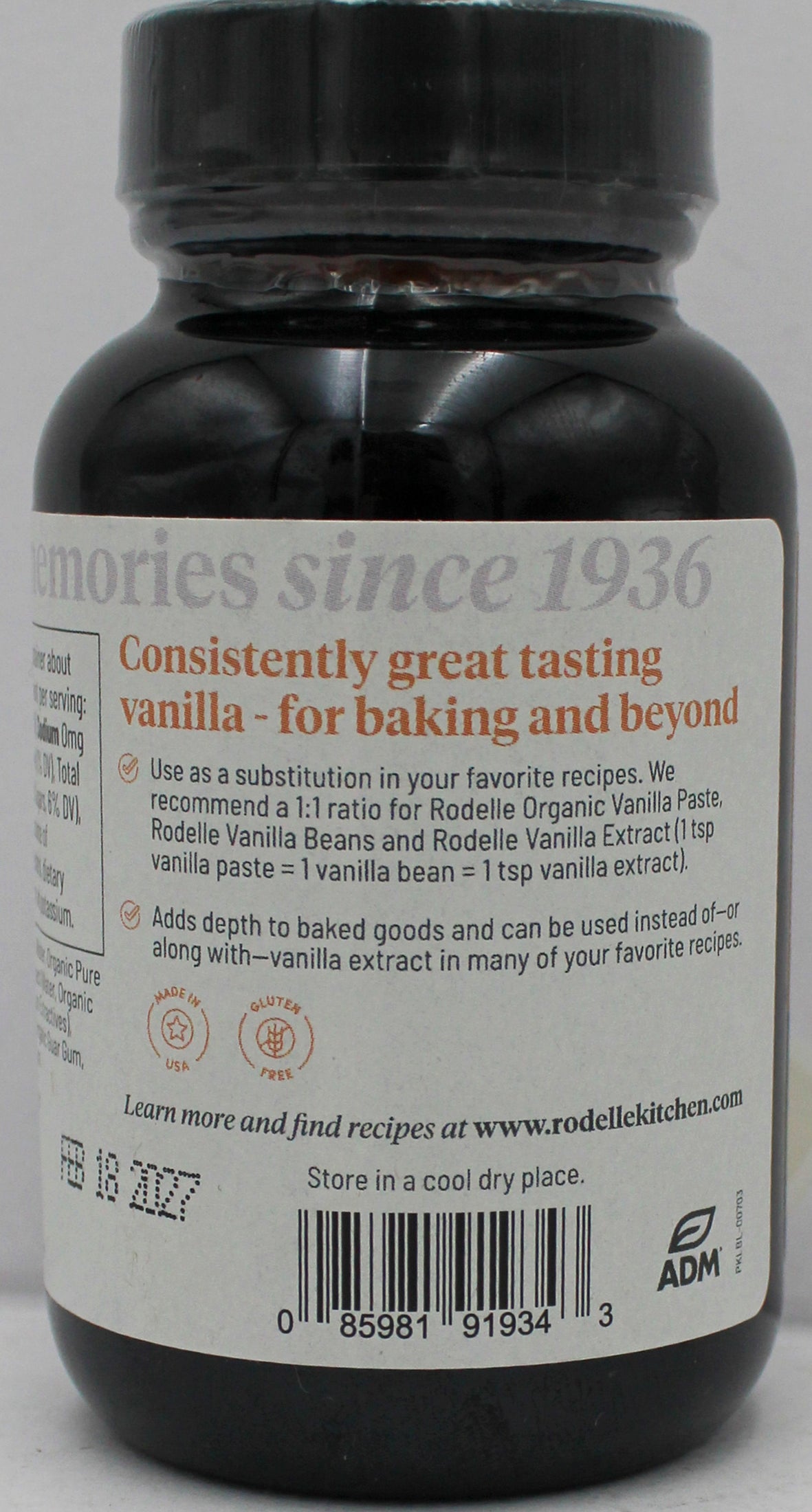 MADAGASCAR BEAN ORGANIC VANILLA PASTE 4 Oz BB 2/18/27