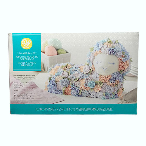 WILTON 3-D LAMB PAN SET 7x10x4.5".
