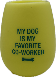 FAVORITE CO-WORKER SILICONE WINE CUP 12.5oz