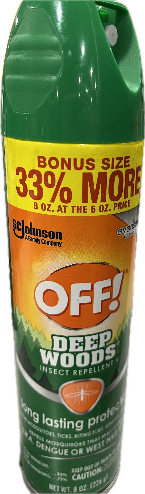SP OFF! DEEP WOODS INSECT REPELLENT 8oz