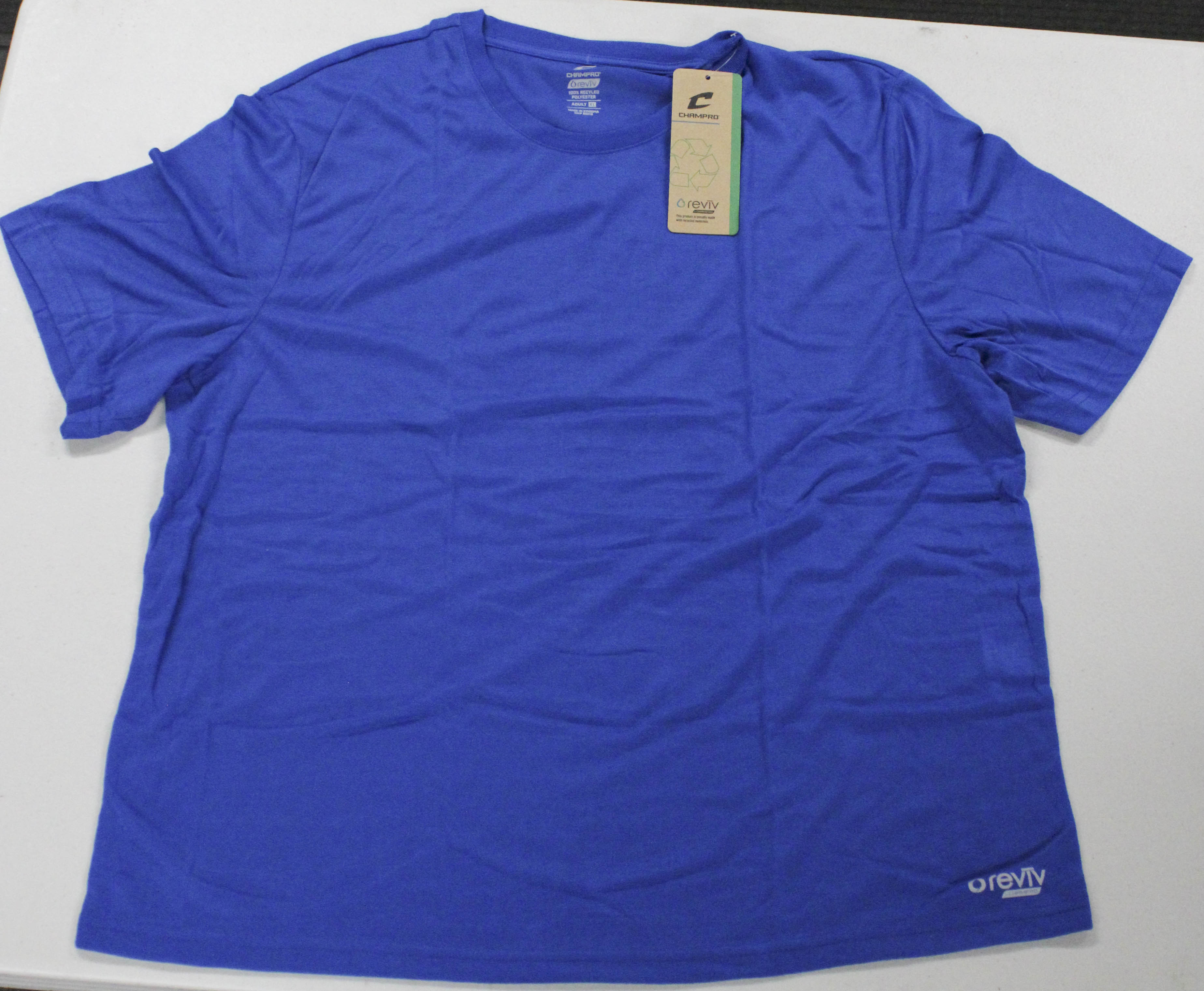 T-SHIRT - ADULT -ROYAL BLUE- XL