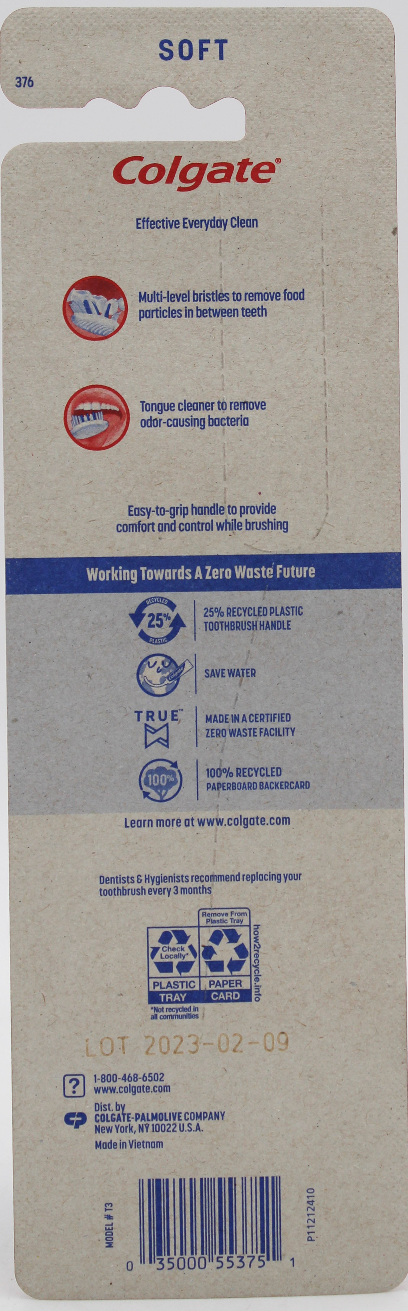 COLGATE CLASSIC CLEAN TOOTHBRUSH - SOFT 3ct NI