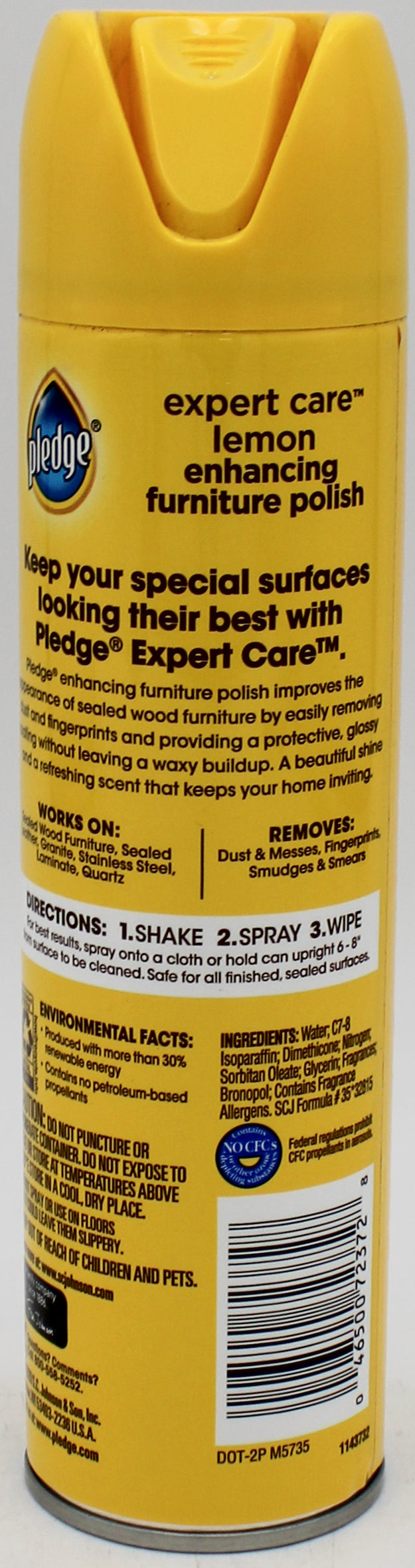 SP PLEDGE FURNITURE.POLISH 9.7oz-LEMON SCENT