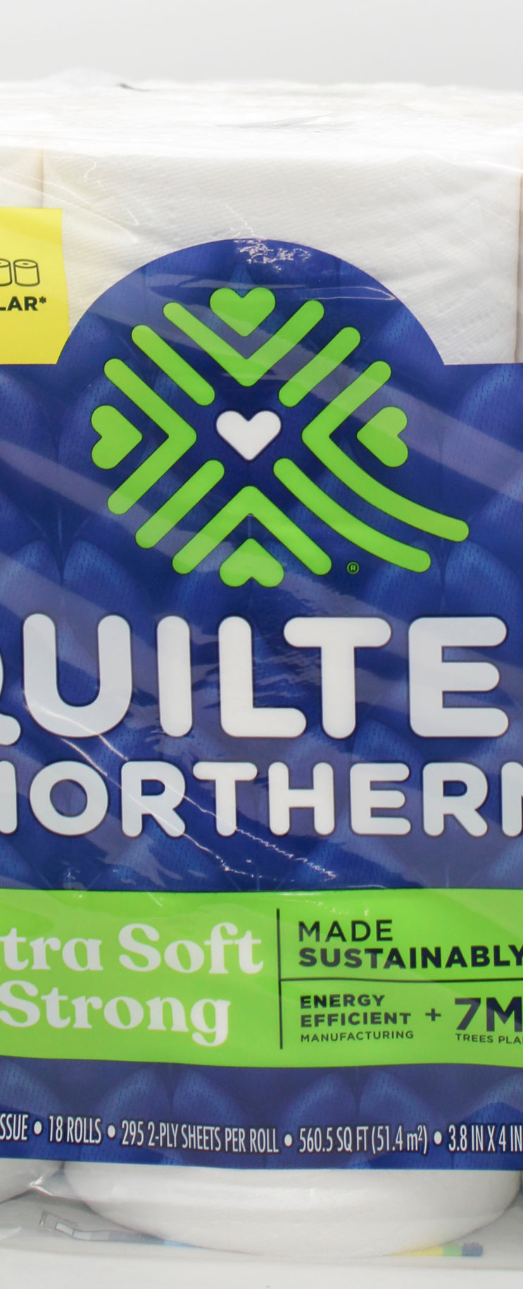 18 MEGA ROLLS QUILTED NORTHERN ULTRA SOFT & STRONG TOILET PAPER NI