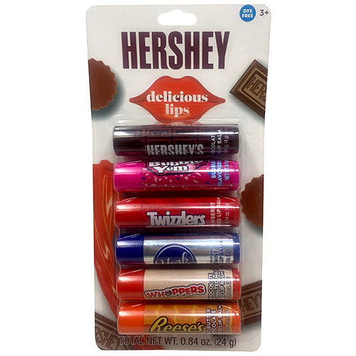 HERSHEY LIP BALM .84oz/6CT-ASST