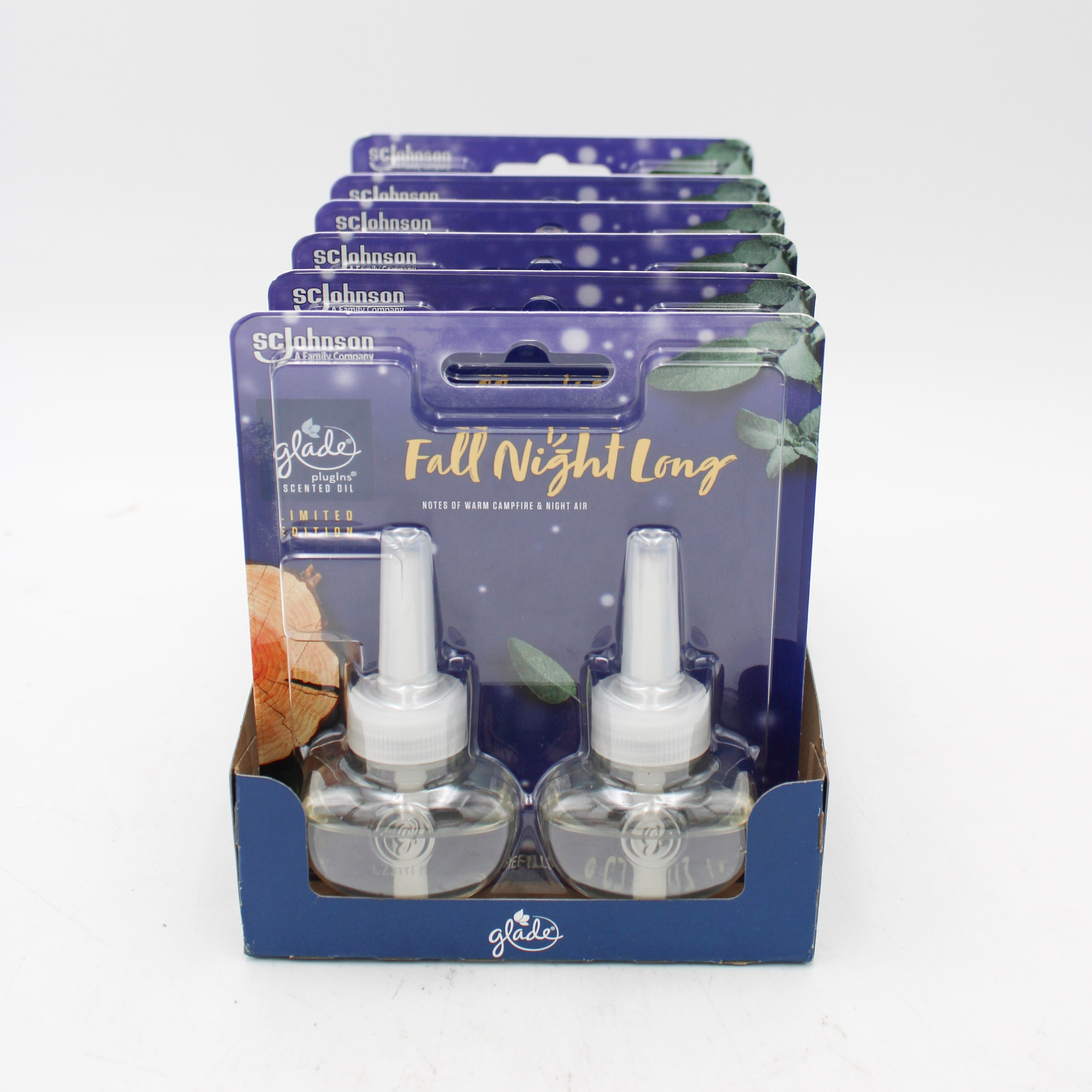 Glade Plug-In Scented Oil Fall Night Long 2ct 2 x 0.67fl oz