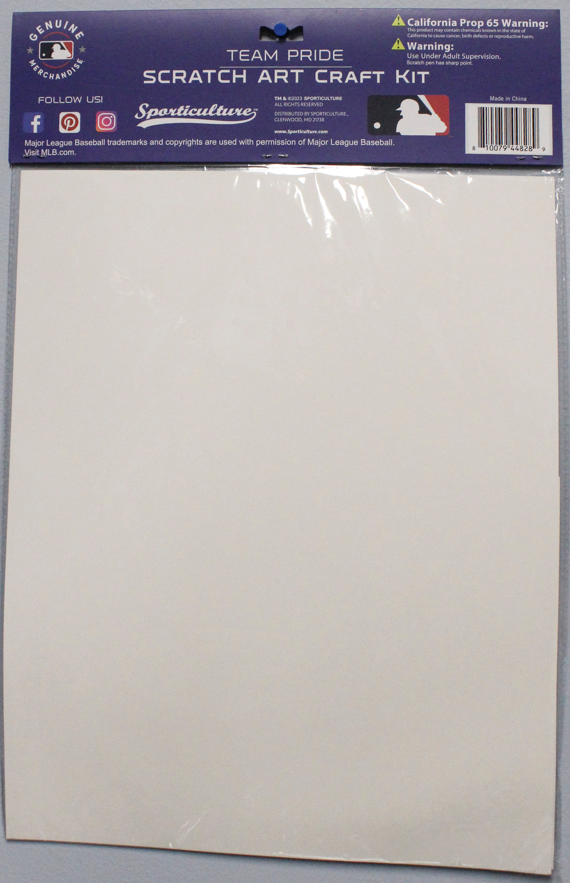 SAN DIEGO PADRES SCRATCH ART CRAFT KIT