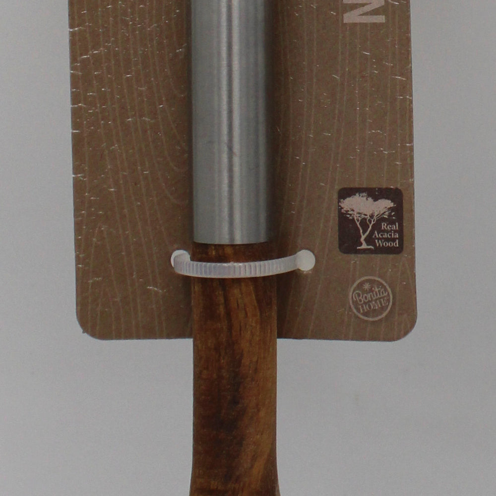 10in Acacia Salad Spoon SS Handle