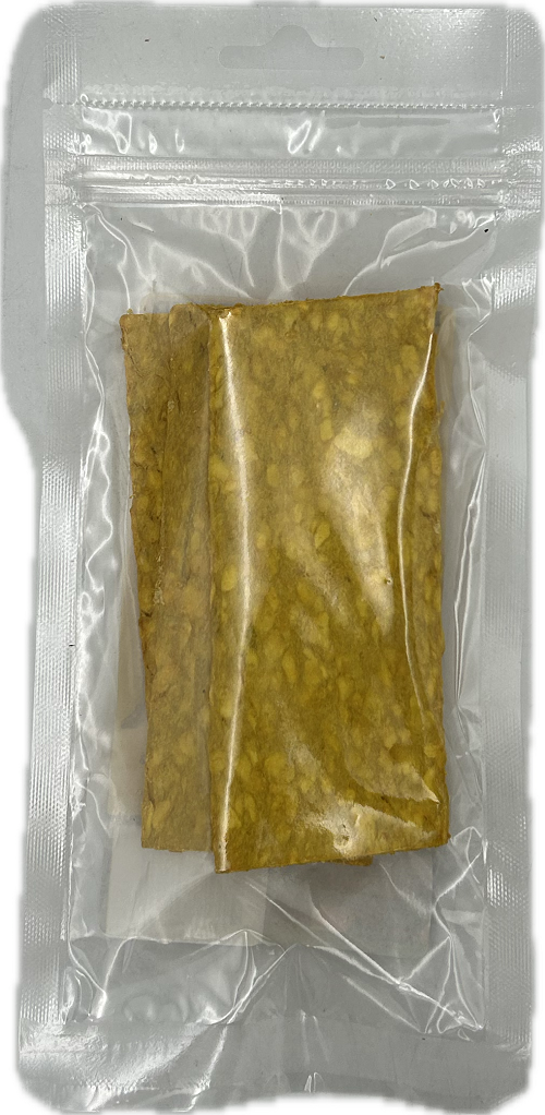 3 PK BANANA RAWHIDE BARS  BEST BY 8/25/26