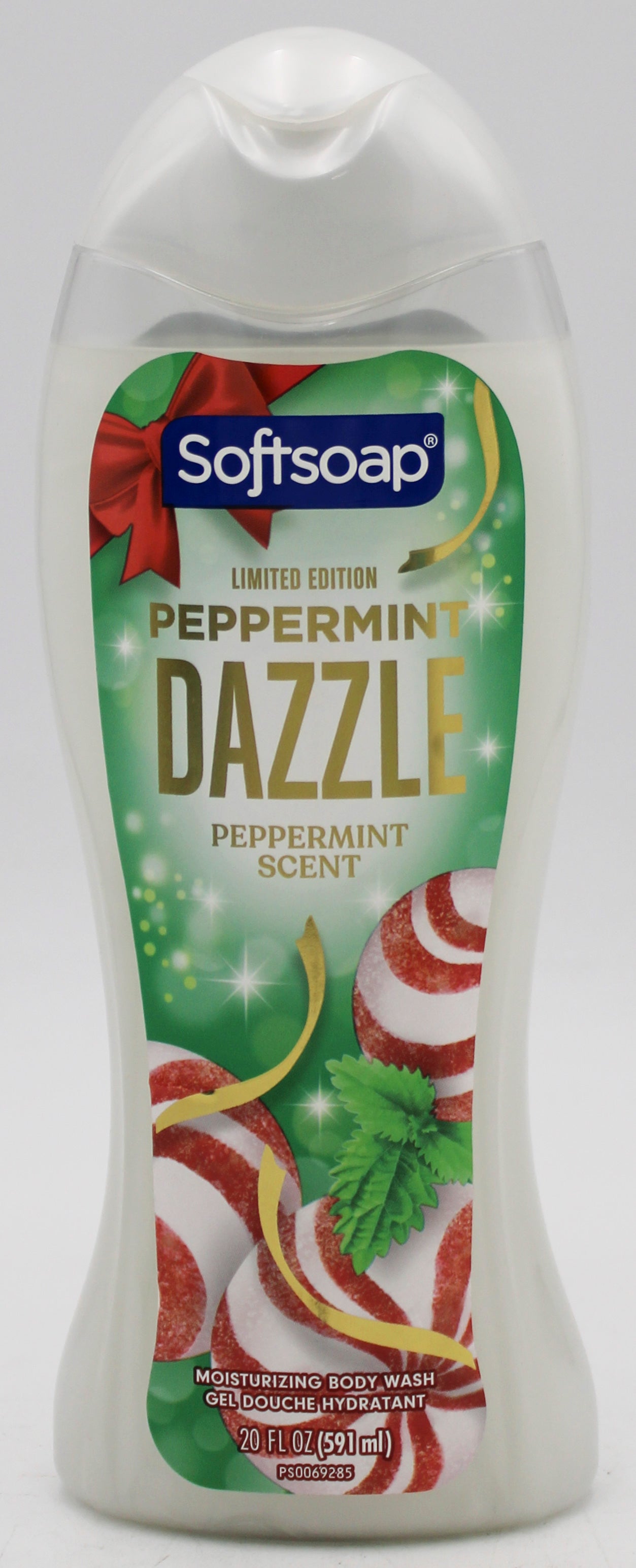 SOFTSOAP BODY WASH PEPPERMINT DAZZLE 20floz NI