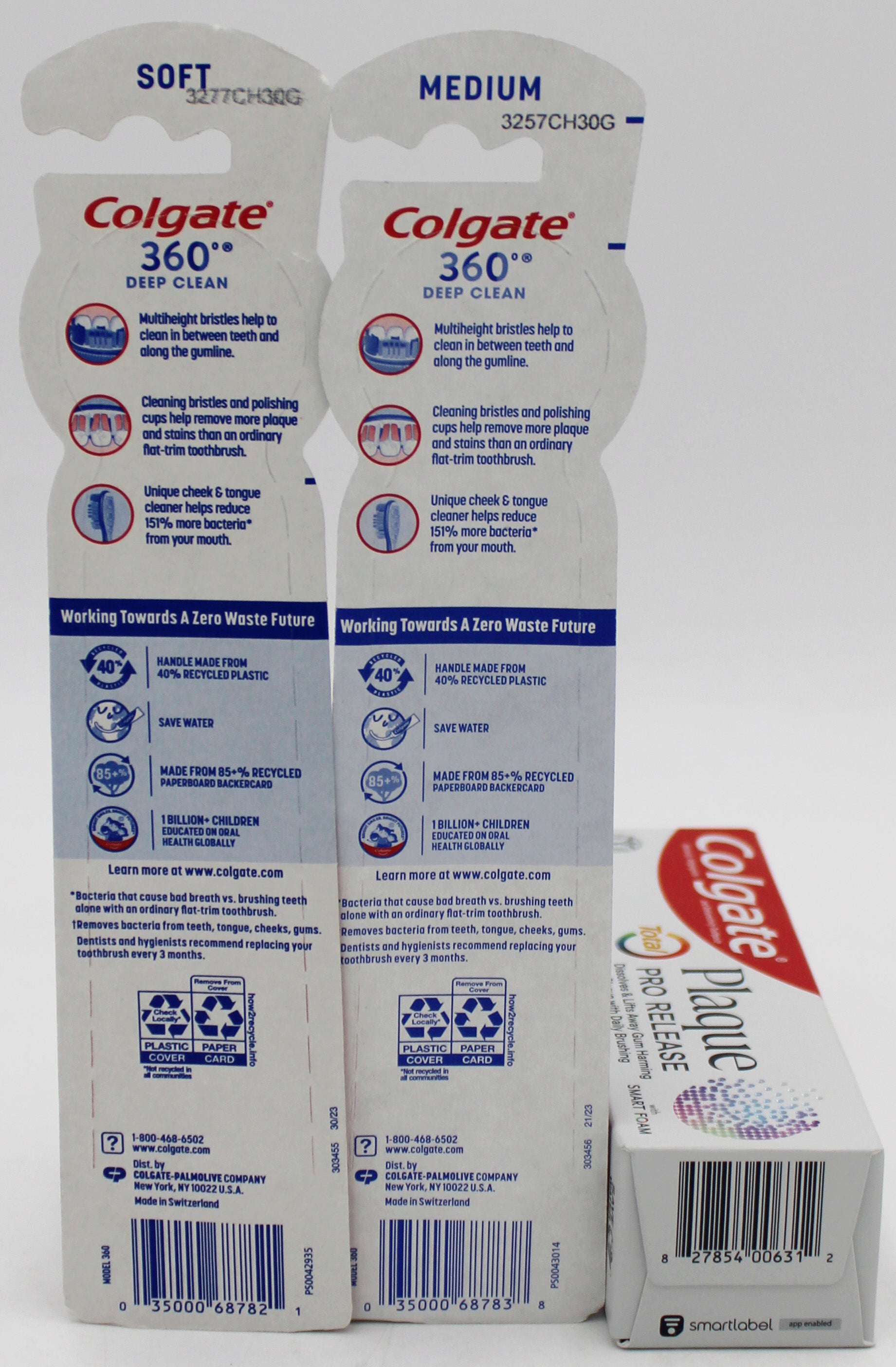 COLGATE 360 MIXED TOOTHBRUSH/TOOTHPASTE DISPLAY NI