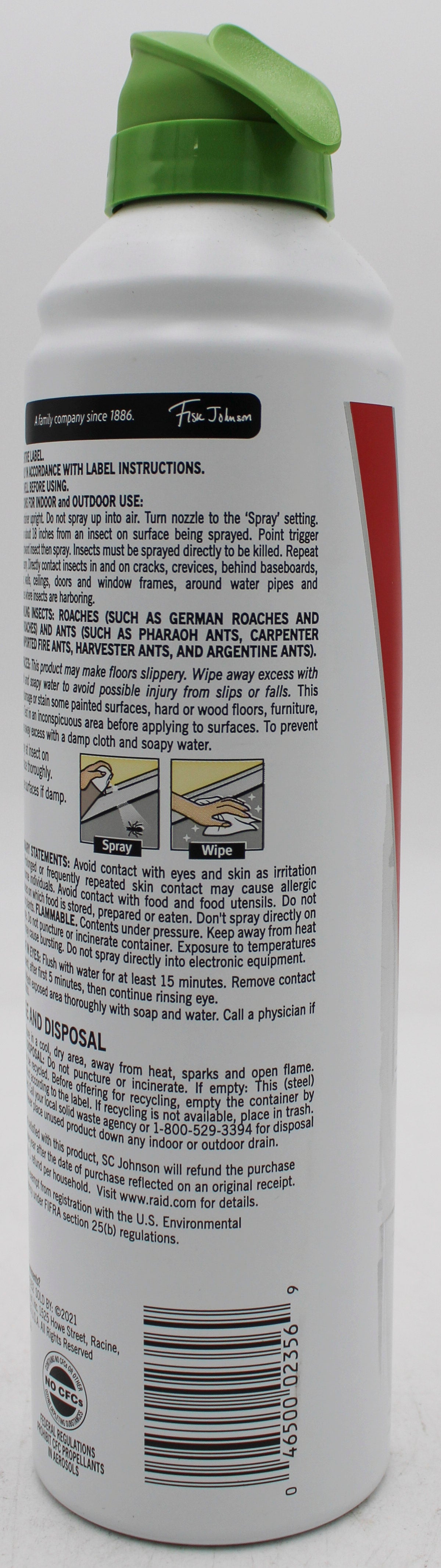 SP RAID ESSENTIALS ANT & ROACH KILLER 10oz