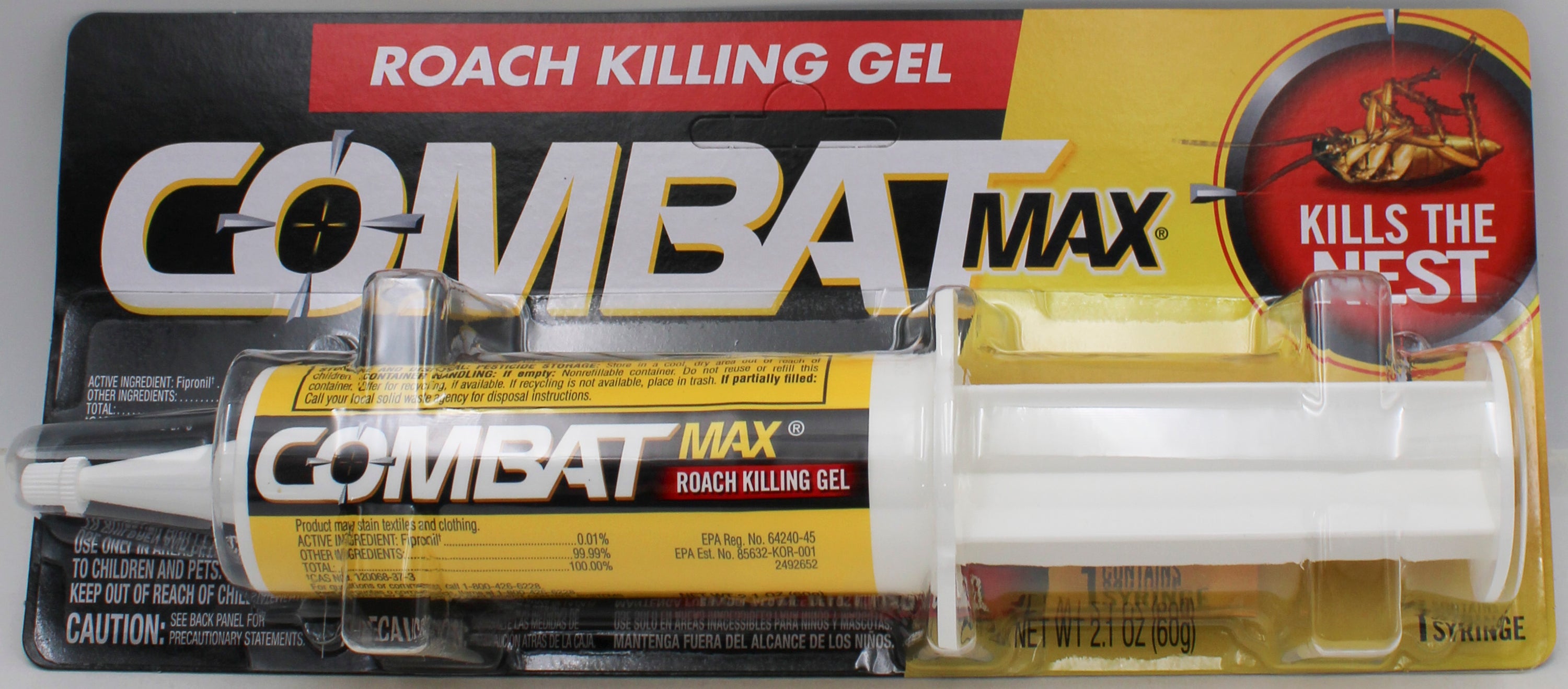 2.11oz COMBAT MAX ROACH KILLING GEL NI