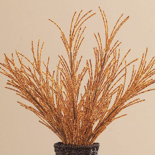 RUST BERRY GRASSES PICK 2PC SET 28" L