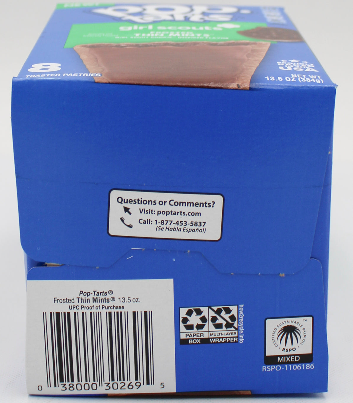 Pop-Tarts Frosted Thin Mints Girl Scout Cookie 8ct 13.5oz