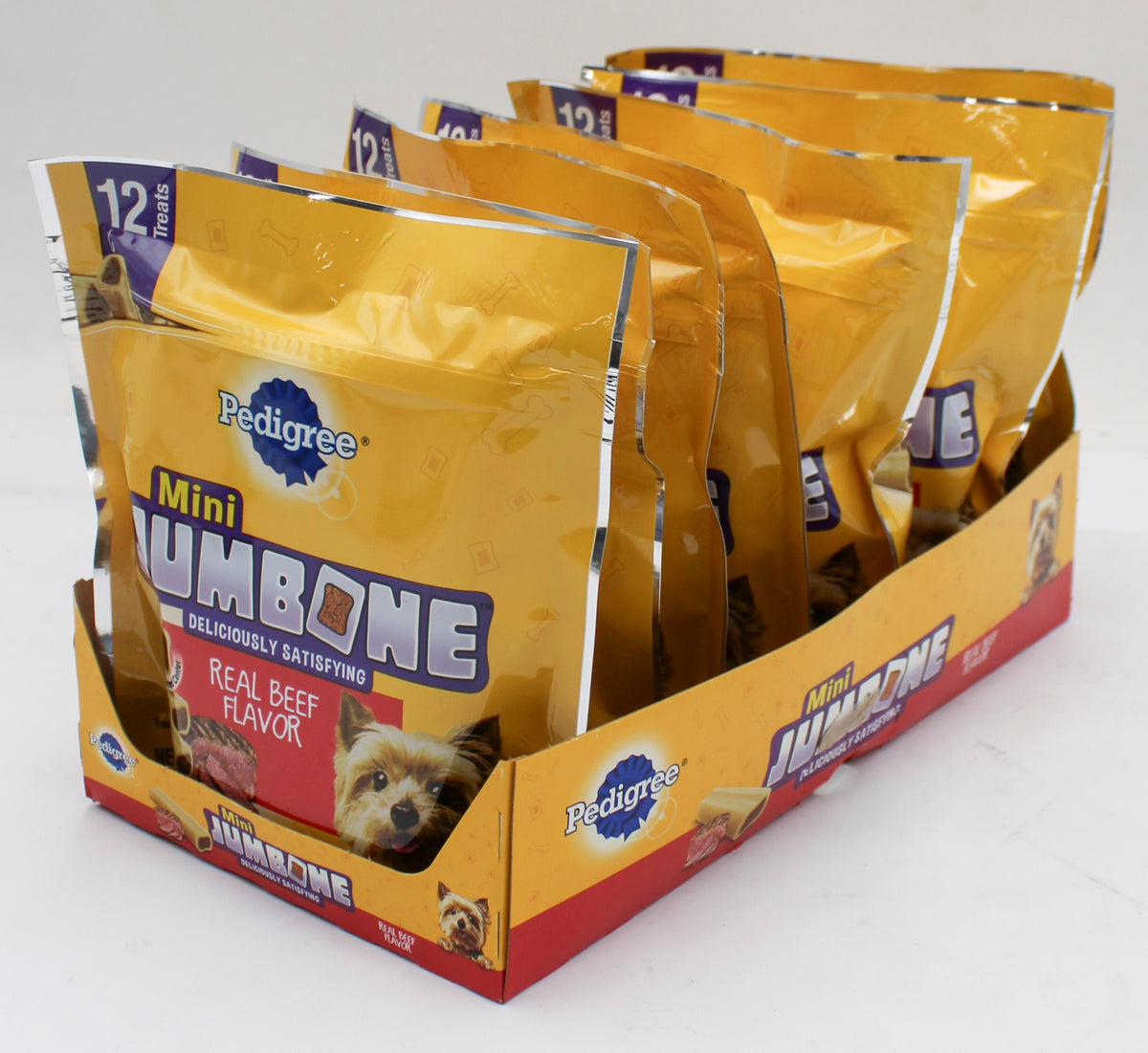 PEDIGREE JUMBONE MINI BEEF FLAVOR 7.2oz BB 2/22/2027