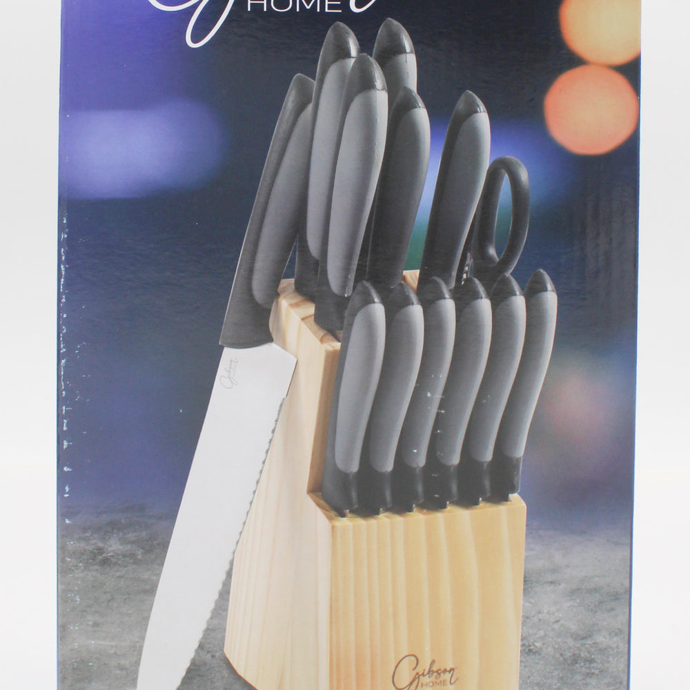 GIBSON HOME STAINLESS STEEL KNIFE SET 14pc NI