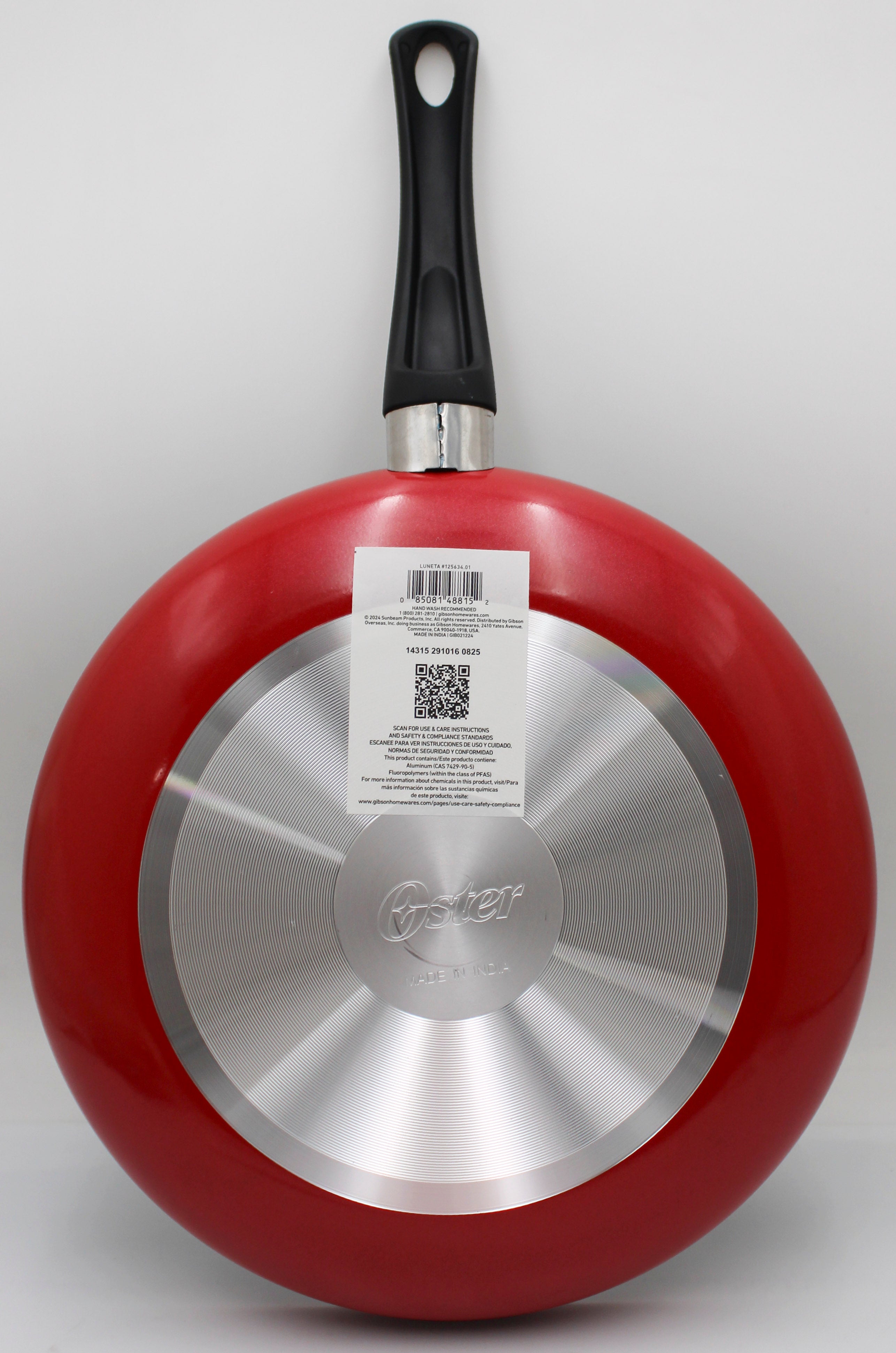 12in OSTER FRY PAN NS - RED IN