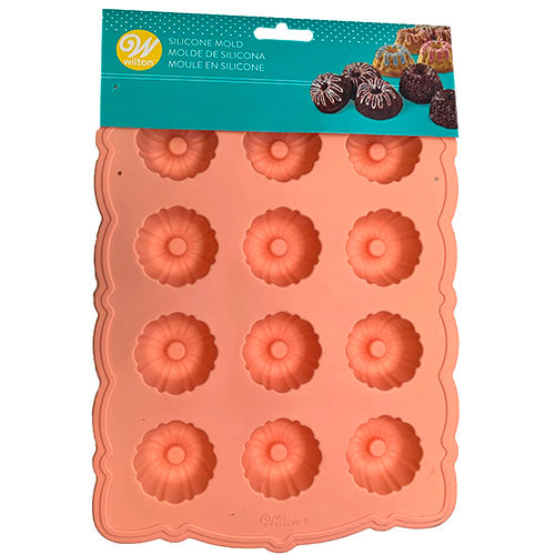 MINI SILICONE MOLD 12CAVITY-PEACH