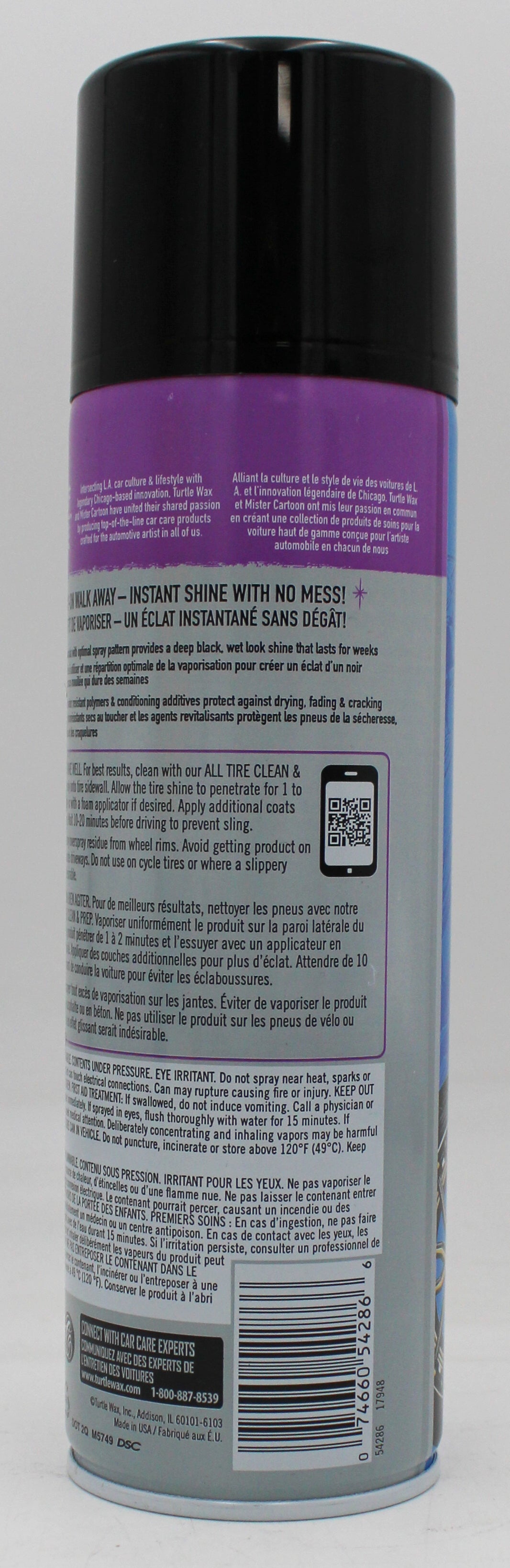 SP TURTLE WAX MISTER CARTOON TIRE SHINE 396g