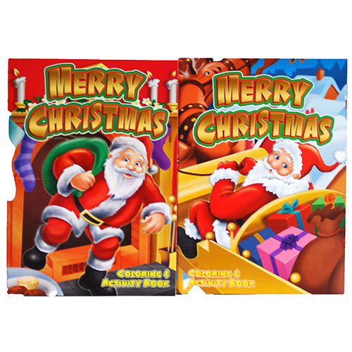 XMAS COLORING/ACTIVITY BOOK -ASST
