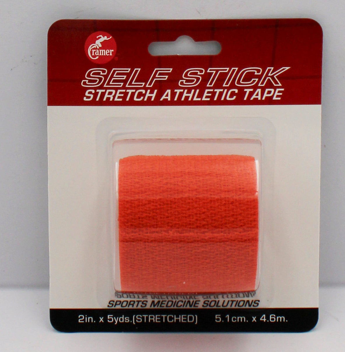 CRAMER SELF STICK ATHLETIC TAPE 2" X 5YD ORANGE