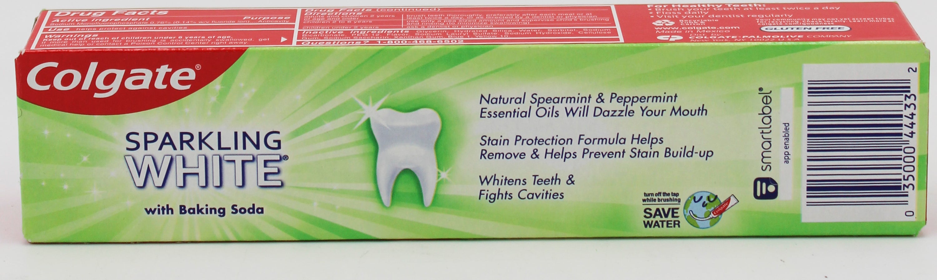 COLGATE TOOTHPASTE 4.0oz SPARKLING WHITE W/BAKING SODA EXP:03/2027