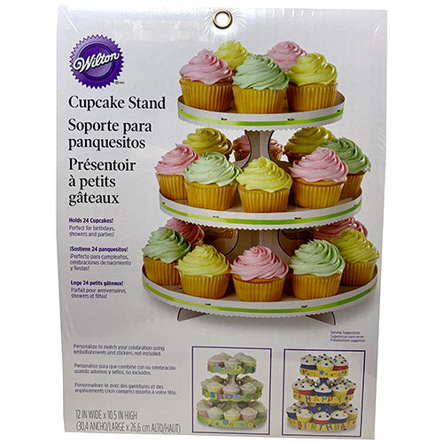 WILTON CUPCAKE STAND(HOLDS 24)WHITE