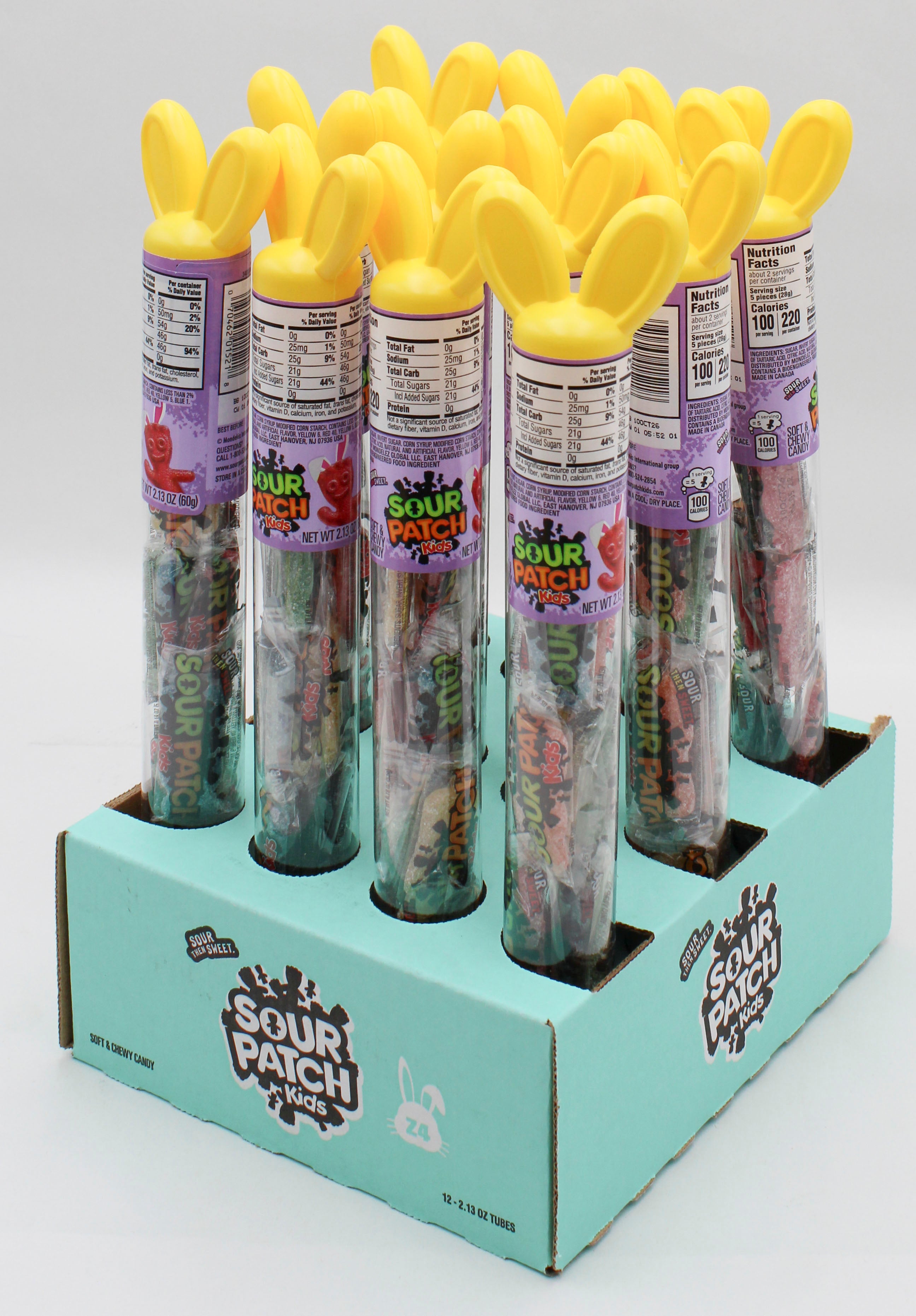 SOUR PATCH KIDS FILLED CANES SOFT AND CHEWY 2.13 Oz BB 10/10/26