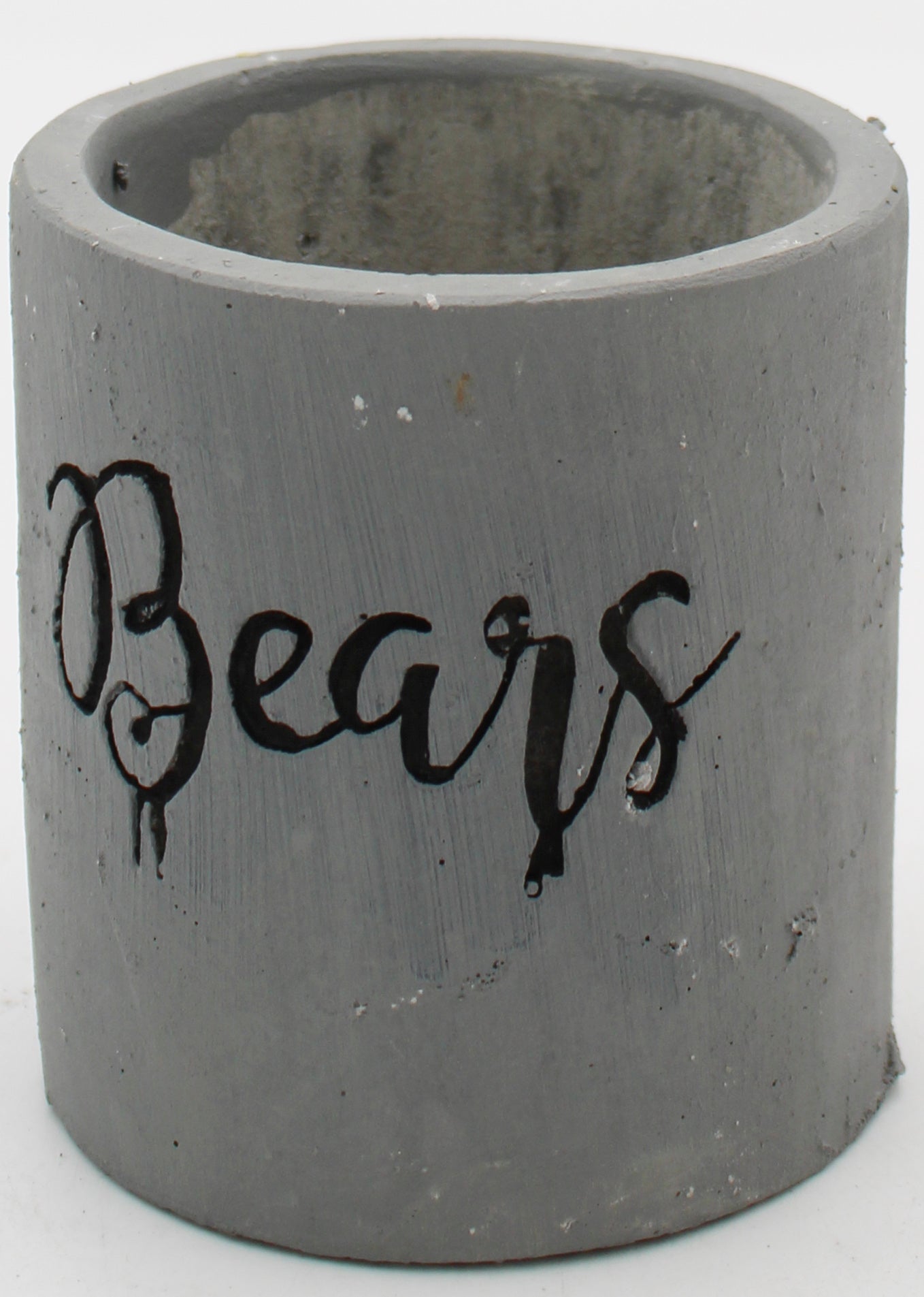 OFFICIALLY LICENCED CHICAGO BEARS CEMENT PLANTER -4IN -EMPTY