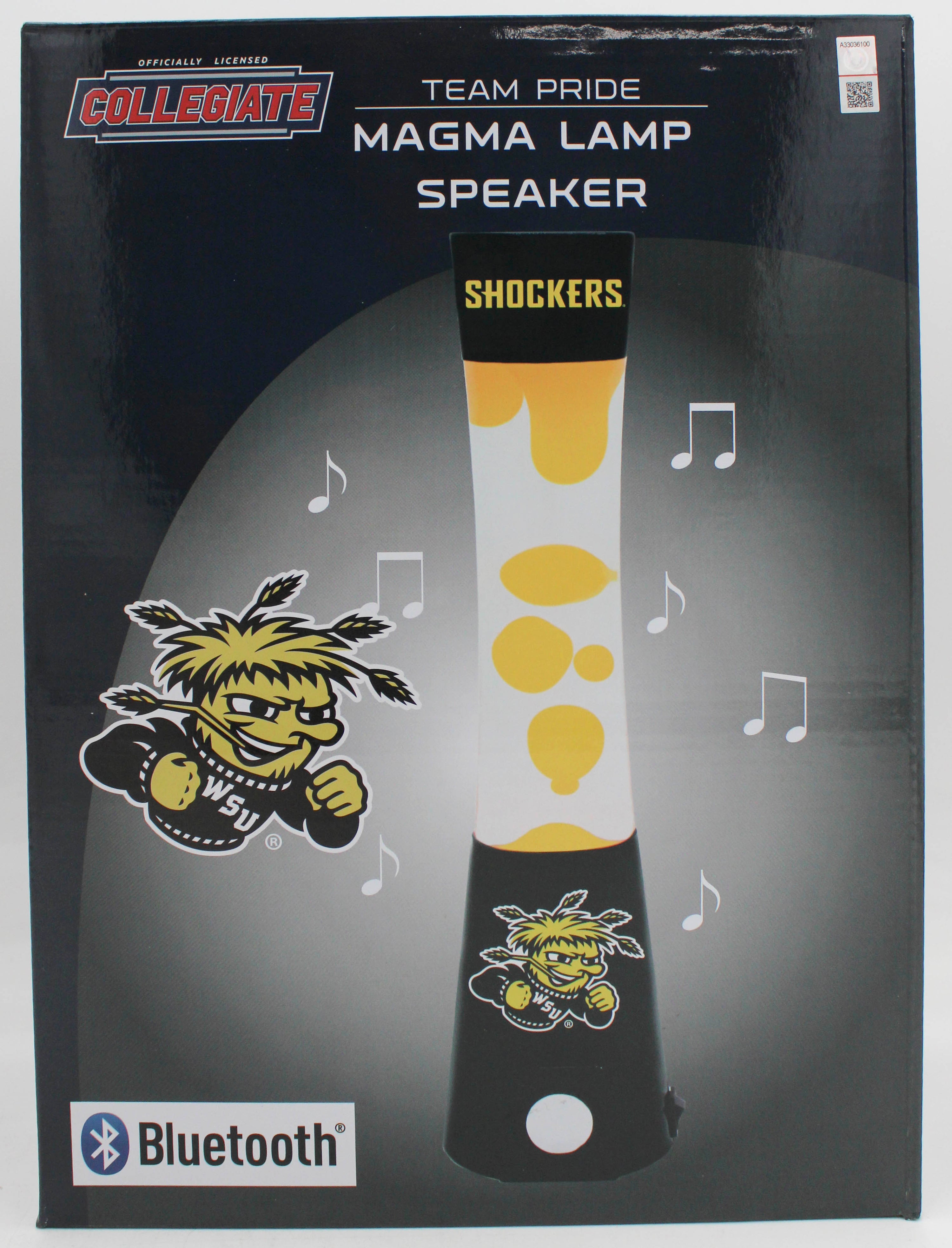 NCAA WITCHITA STATE SHOCKERS LAVA LAMP SPEAKER 16.5"