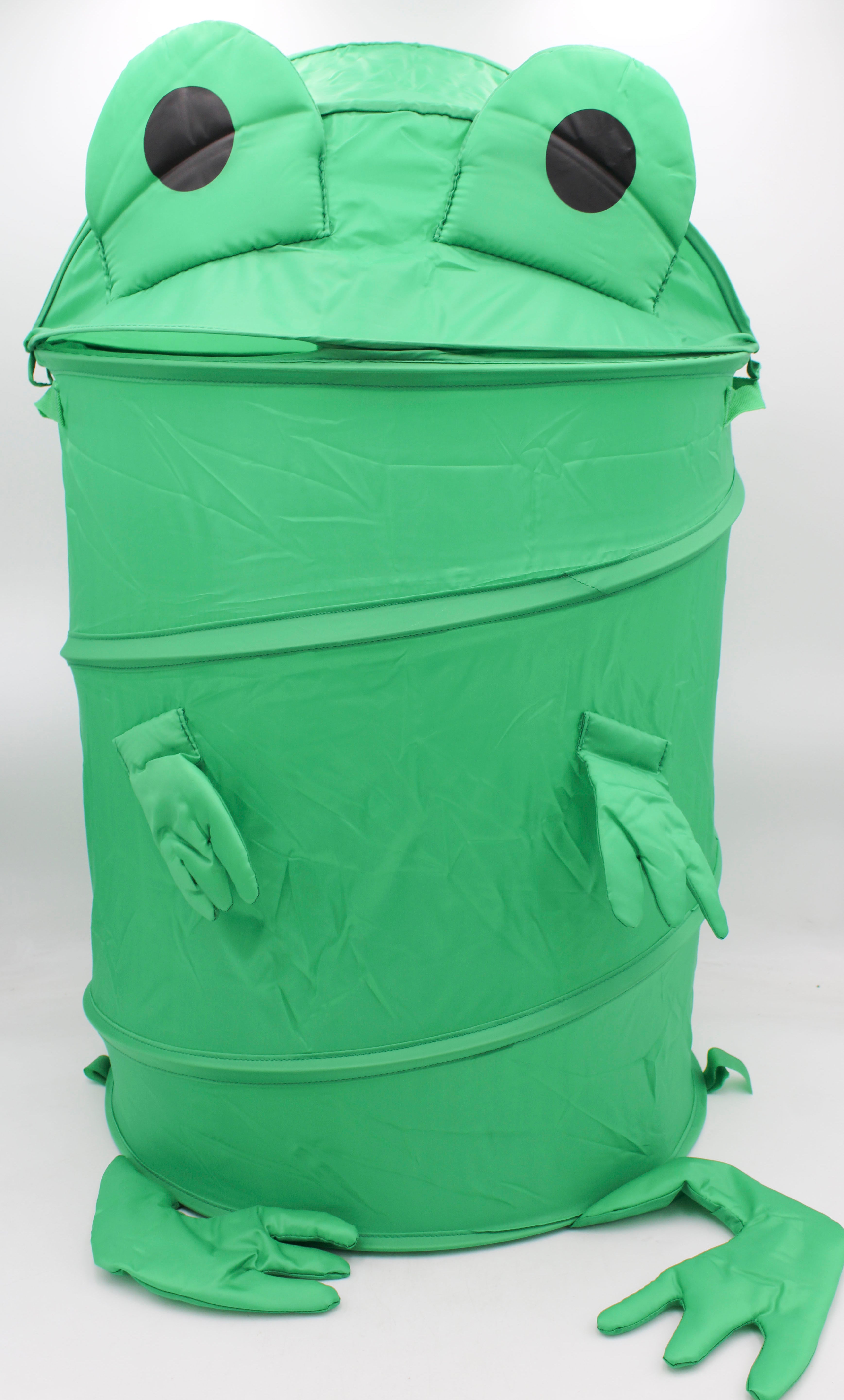 18''x32'' FOLDABLE STANDING HAMPER - FROG