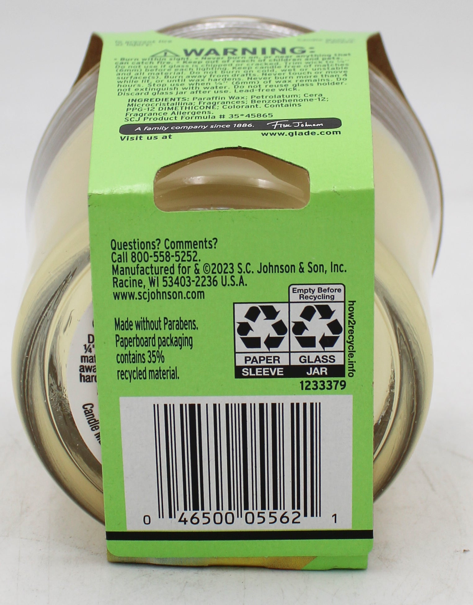 GLADE CANDLE RADIANT BLOOM 4.06oz US