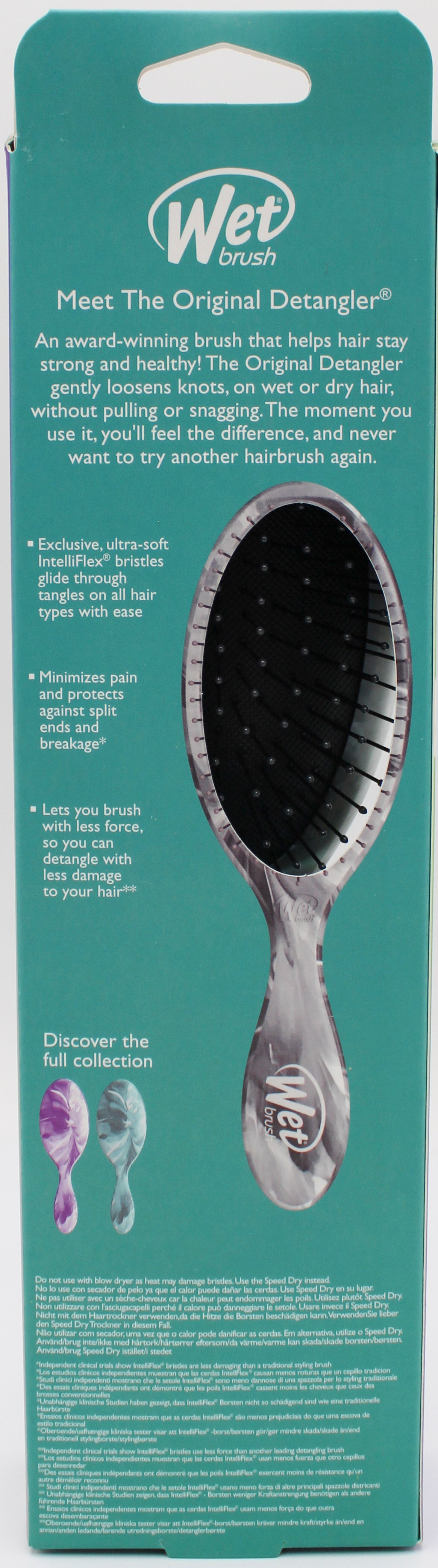 WET BRUSH  DETANGLER GEMSTONE SMOKY QUARTZ NI