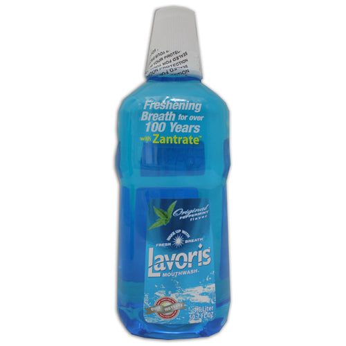 Lavoris Peppermint Mouthwash 50.7oz Bottle