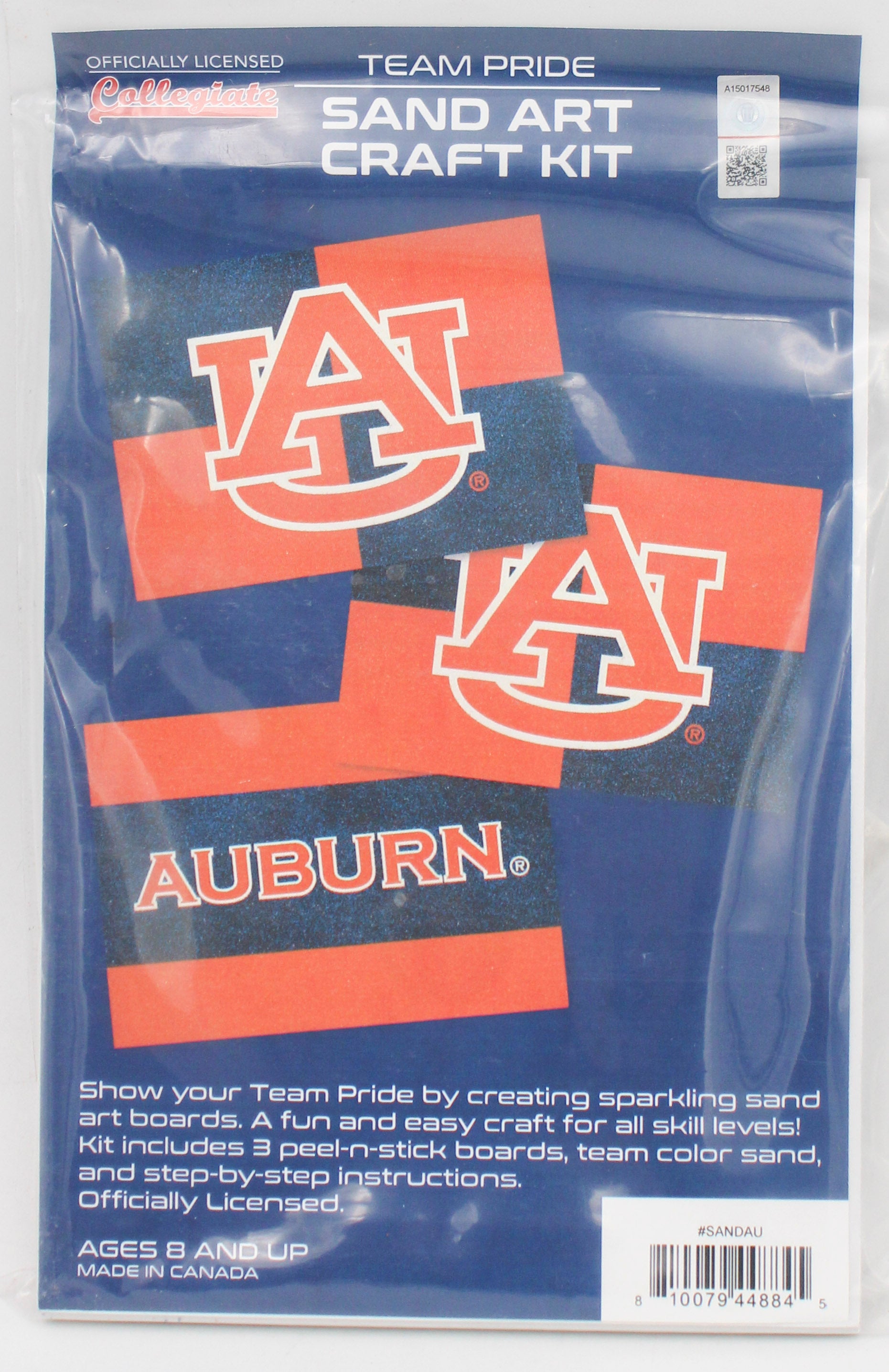 AUBURN TIGERS SAND ART CRAFT KIT