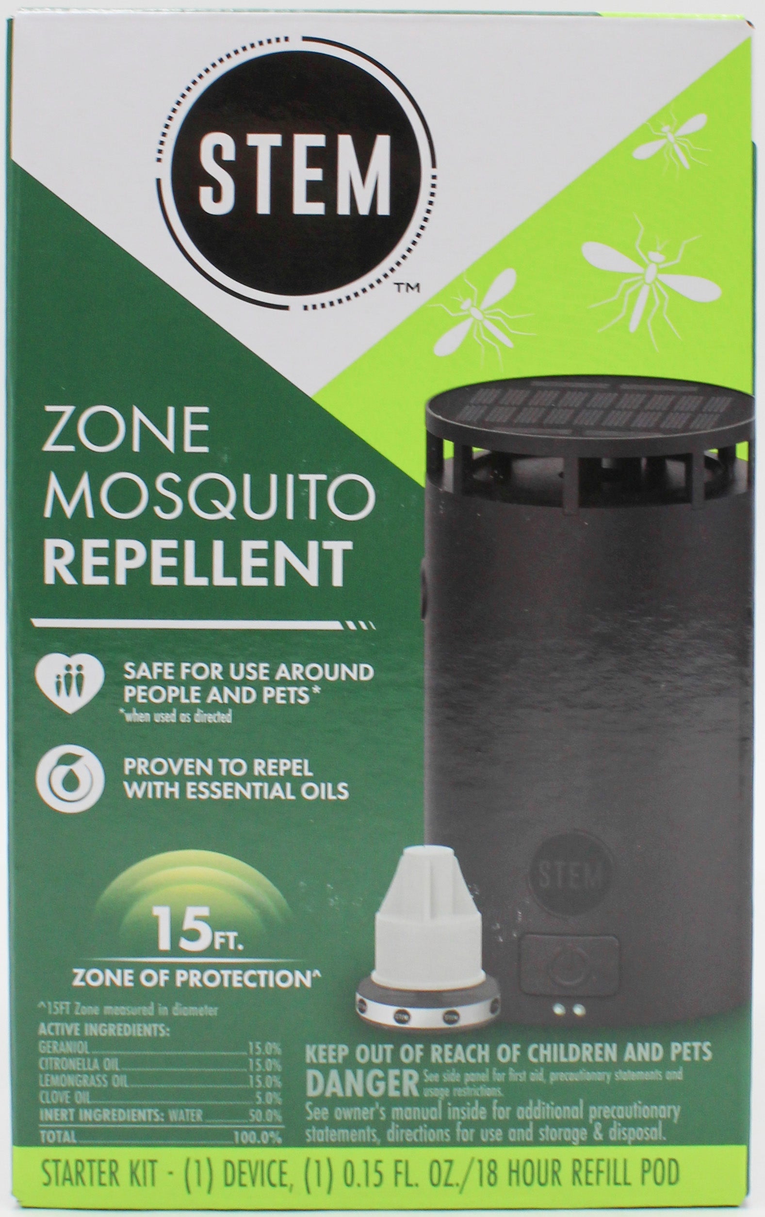 SP STEM ZONE MOSQUITO REPELLENT STARTER KIT .15oz