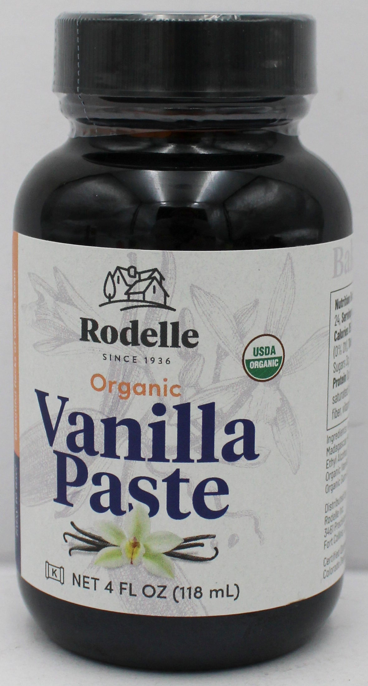 MADAGASCAR BEAN ORGANIC VANILLA PASTE 4 Oz BB 2/18/27