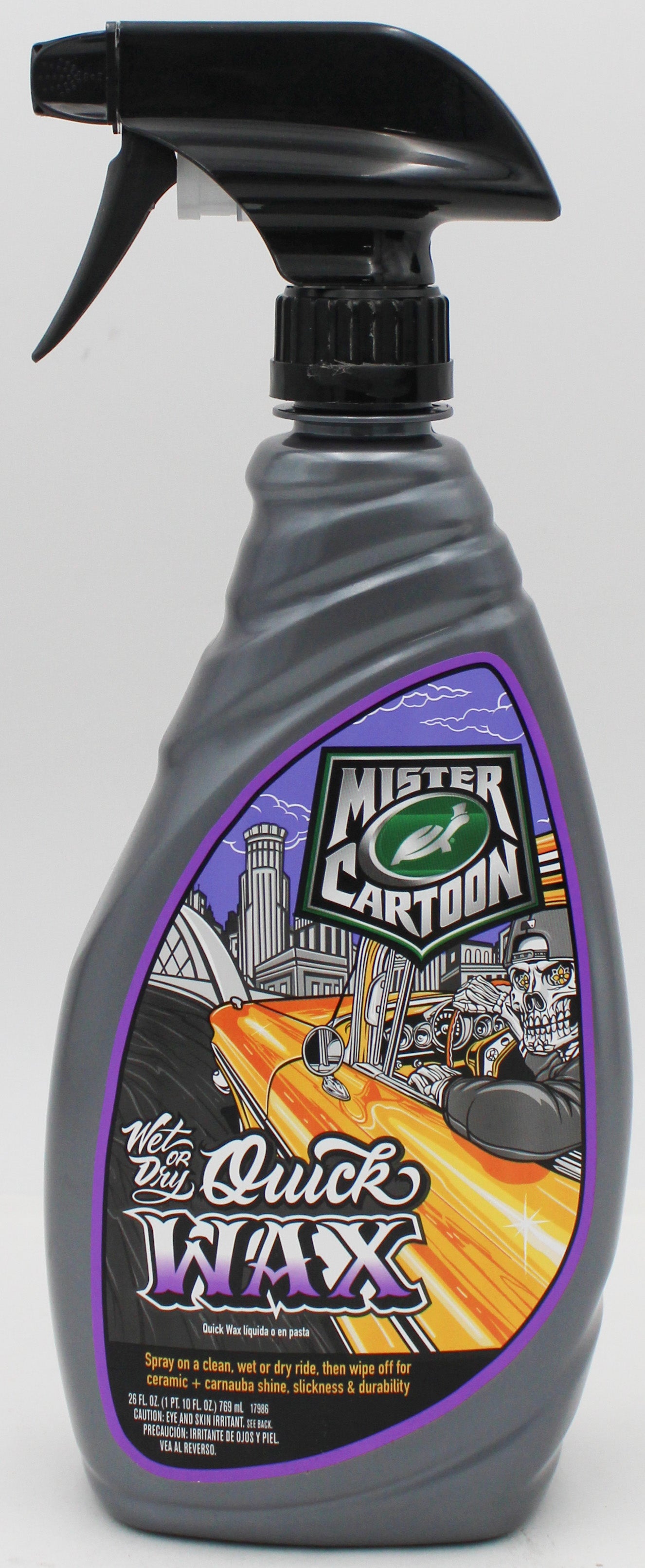 SP TURTLE WAX MISTER CARTOON WET OR DRY QUICK WAX 26oz
