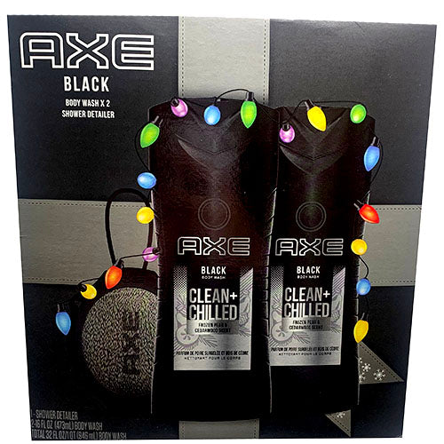 AXE MEN BATH/BODY 3PC SET-BLACK