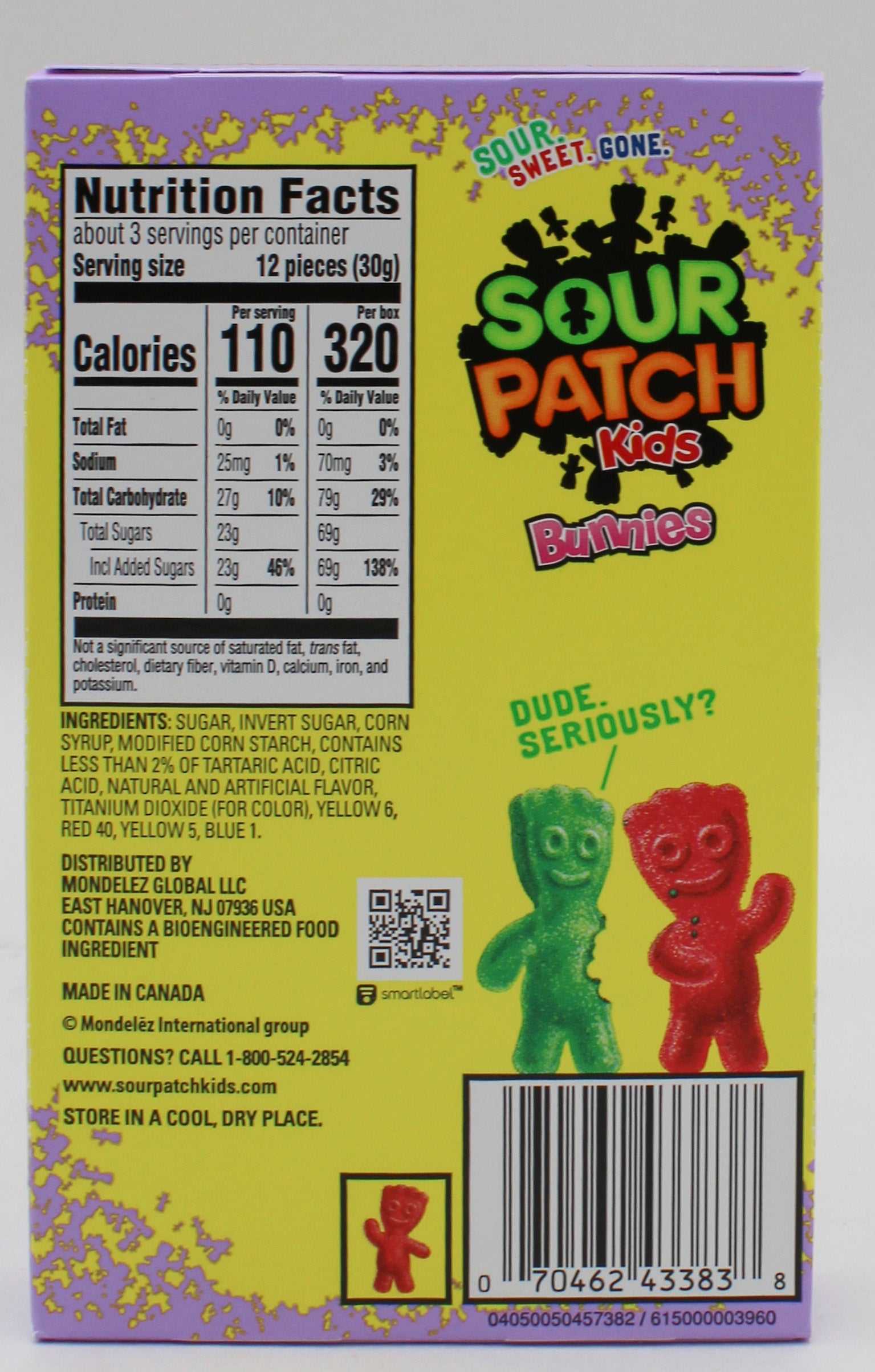 SOUR PATCH BUNNIES BOX 3.1 Oz BB 11/4/26